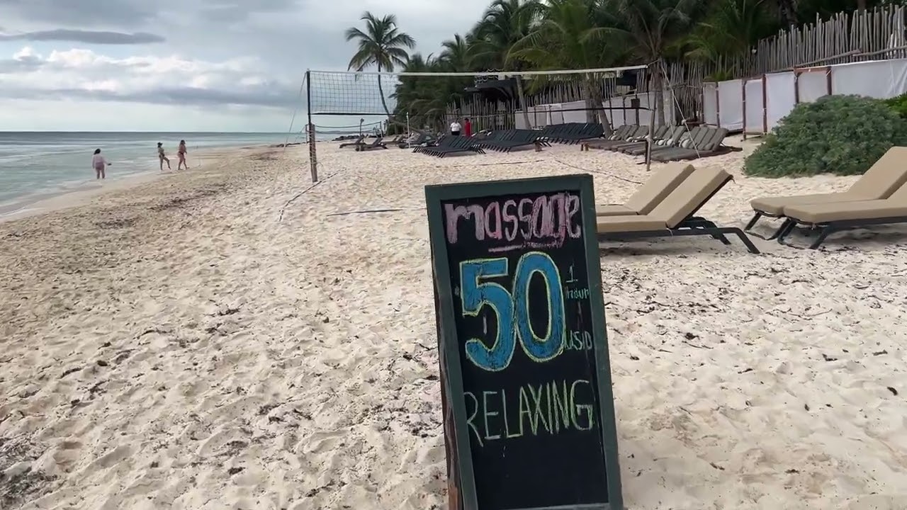 Tulum Resorts - Morning Beach Walk (January 2026)