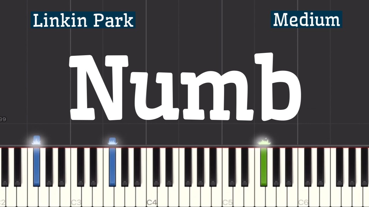Numb - Linkin Park Piano Tutorial | Medium