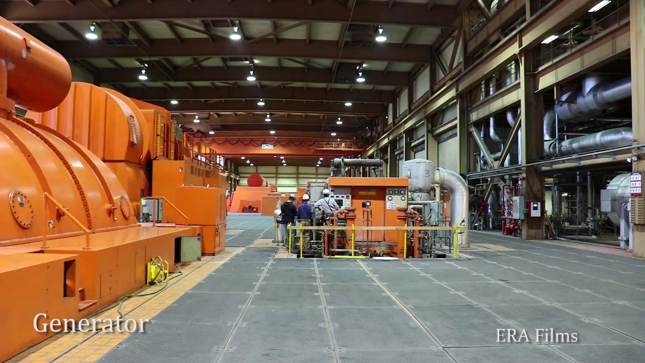 Inside a coal-fired power plant