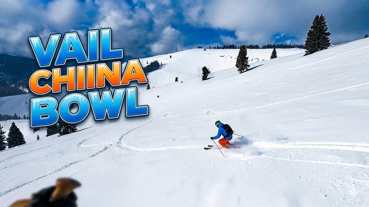 Vail China Bowl POV – Full Ski Run in Vail’s Legendary Back Bowls | 4K