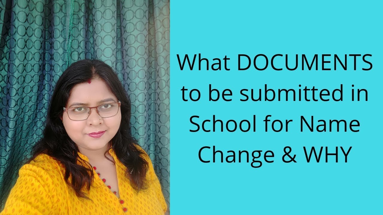 How to Change the Name of students in School II स्कूल में बच्चों का नाम बदलना हो तो क्या करें