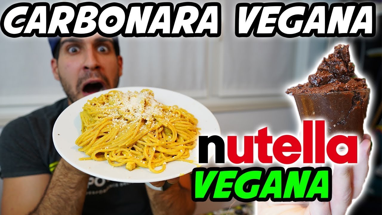 &Egrave; BUONA LA CARBONARA VEGANA? E la NUTELLA vegana? #veganuary