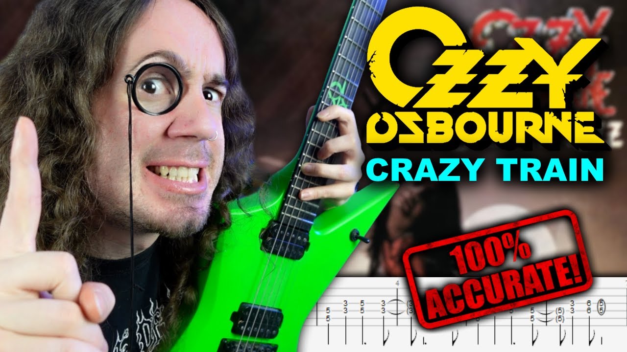 How To REALLY Play The CRAZY TRAIN Solo (w/ Tabs!)