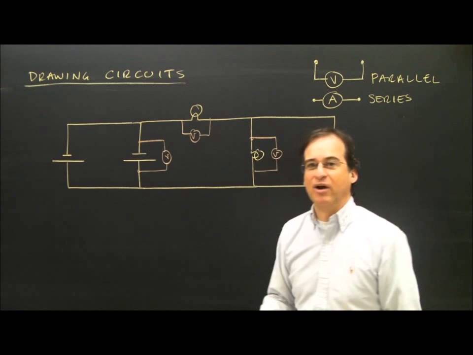 Drawing Electric Circuits With Volt Meters and Ammeters