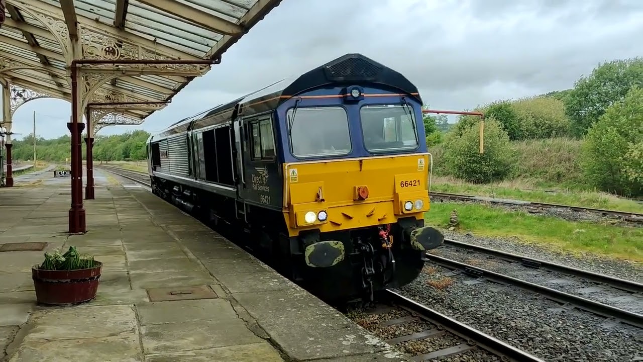 Direct Rail Services Loco Positioning Move 66421 0K05 Hellifield 20/05/2026