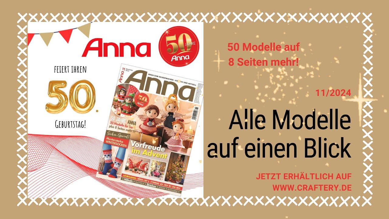 Zeitschrift Anna 11/24 - Alle Modelle auf einen Blick