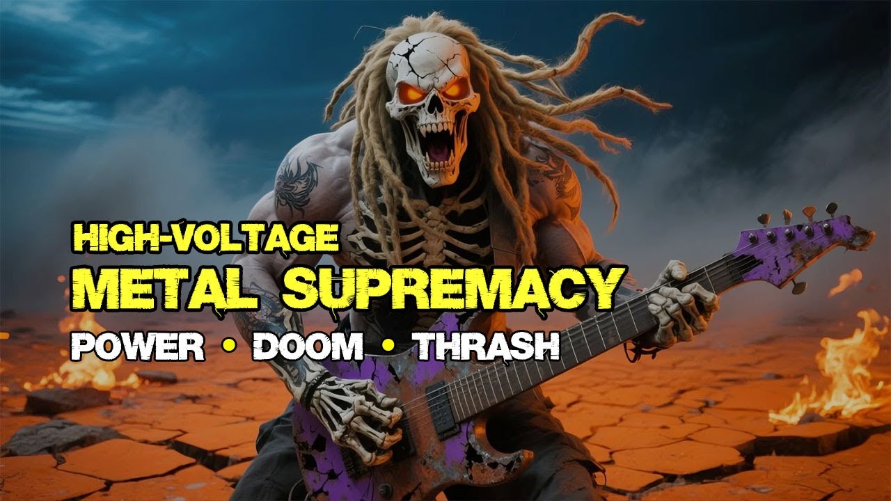 High-Voltage Metal Supremacy – Mechanical Aggression & Relentless Drums | Power Metal 🧨 Doom🧨 Thrash