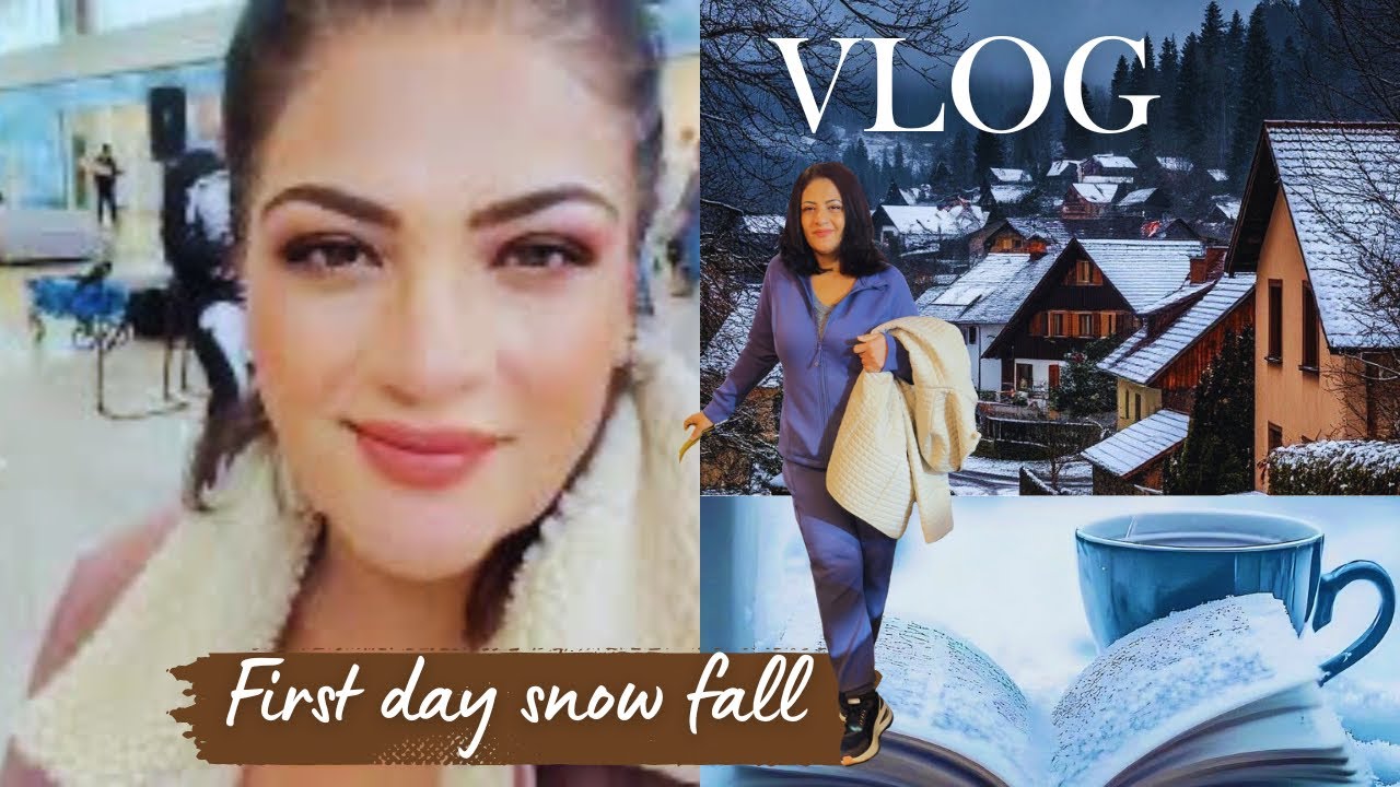 FISRT DAY OF BEAUTIFUL SNOW FALL | AMAZING NEW YORK 🗽| NEW APPARTMENT