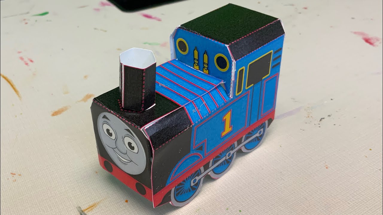 DT Crafts: Thomas the Train paper craft