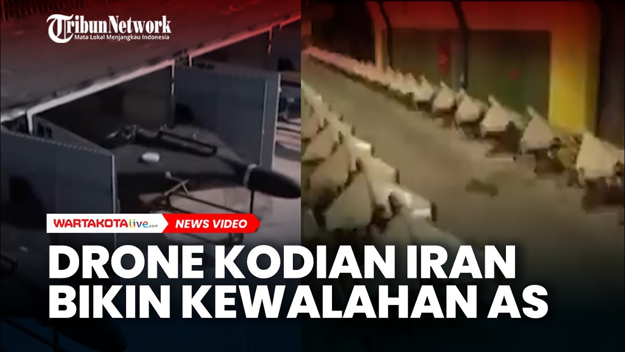 Drone Kodian Iran Bikin Kewalahan AS, Kesulitan Cegat Semua Drone Teheran