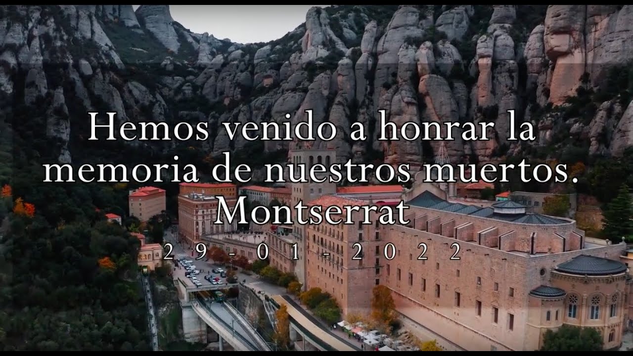 «Hemos venido a honrar la memoria de nuestros muertos». Mosén Pujol, acto de Montserrat 29/01/2022.