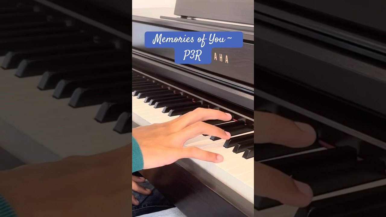 🎹💙🥲 Memories of You (opening) on Piano #persona3reload #videogameost #piano #pianocover