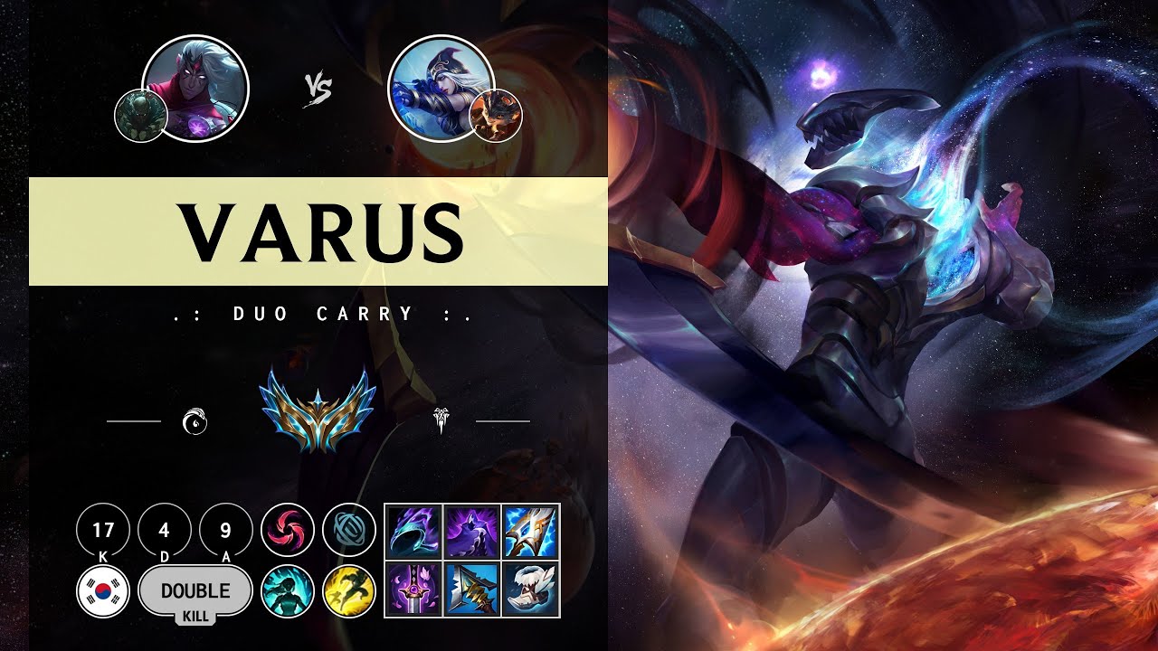 Varus ADC vs Ashe - KR Challenger Patch 14.9