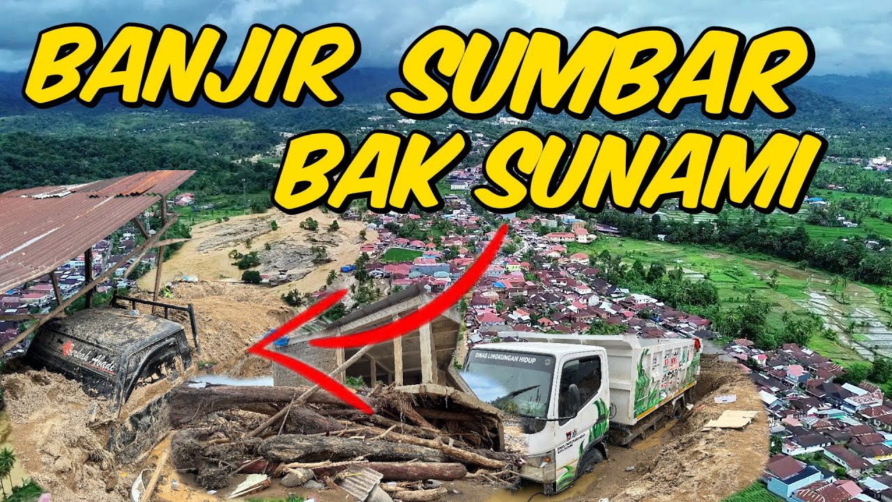 DETIK❗️DETIK ❗️MENGERIKAN LONGSOR DAN BANJIR MENGHANTAM RUMAH RUMAH PENDUDUK DI SUMATERA BARAT