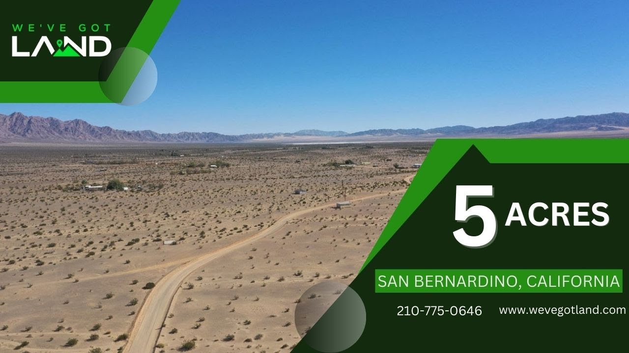 Land For Sale - 5 Acres in San Bernardino, CA