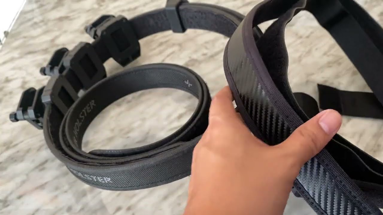 Practical Shooting Belt Comparison JR HOLSTER and TMC Carbon