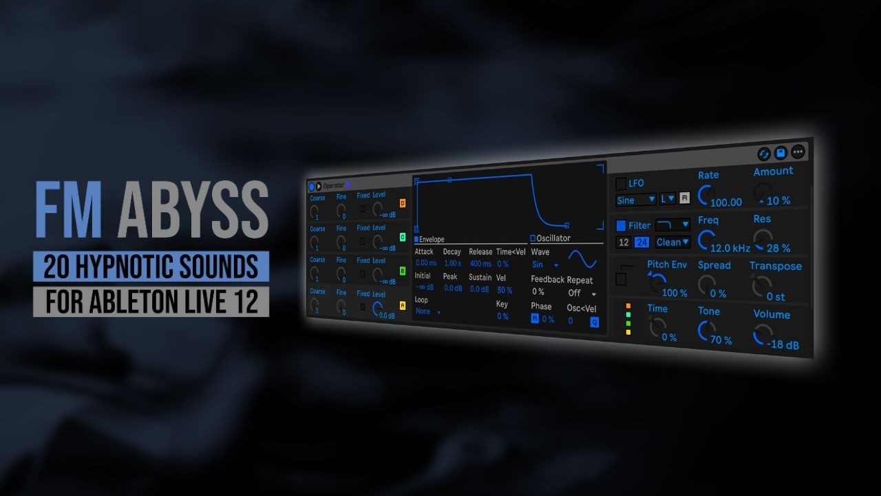 FM ABYSS - Operator Preset Pack - Full Walkthrough - Ableton 12