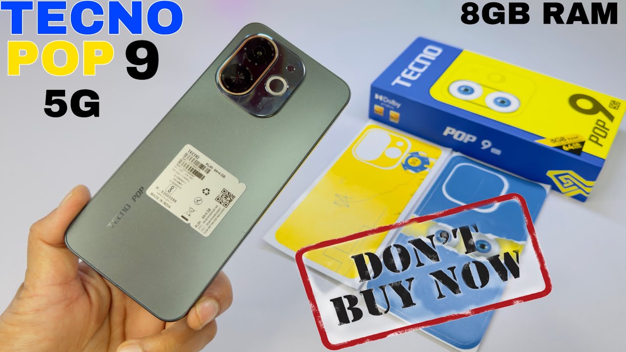 Tecno Pop 9 5G Full Unboxing || Camera || Price || Don't Buy This Smartphone !
