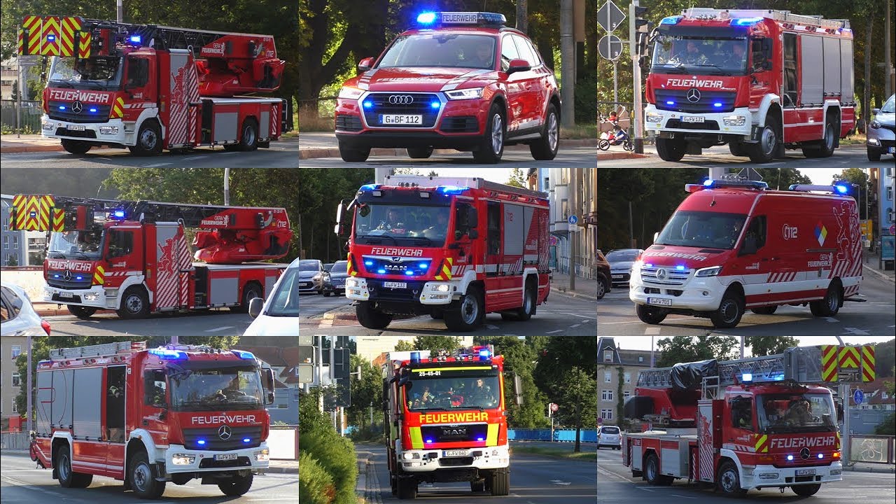 🚨 [Ein Einsatz jagt den anderen] Einsatz für die Berufs- und Freiwillige Feuerwehr Gera