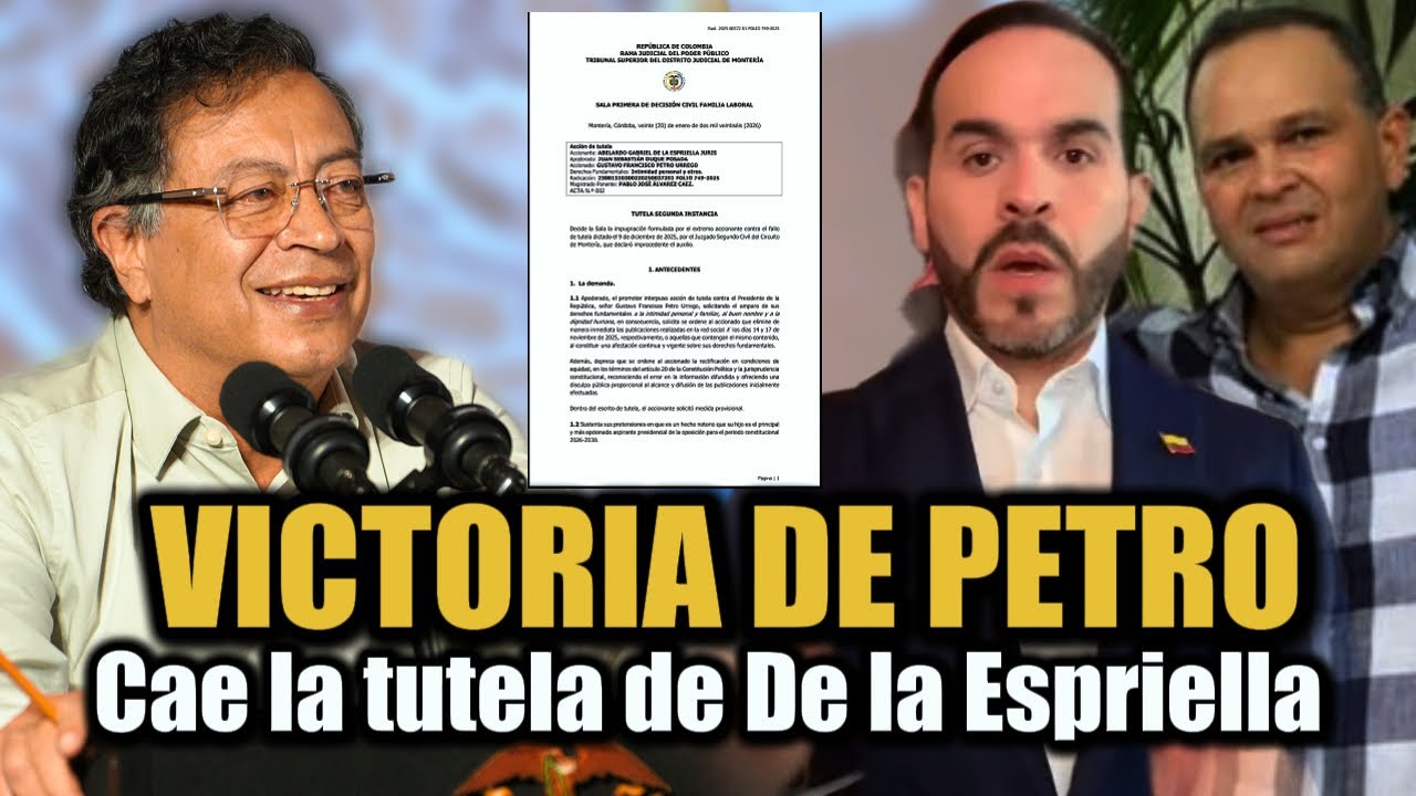 Petro logra victoria judicial y derrota la censura de los De la Espriella