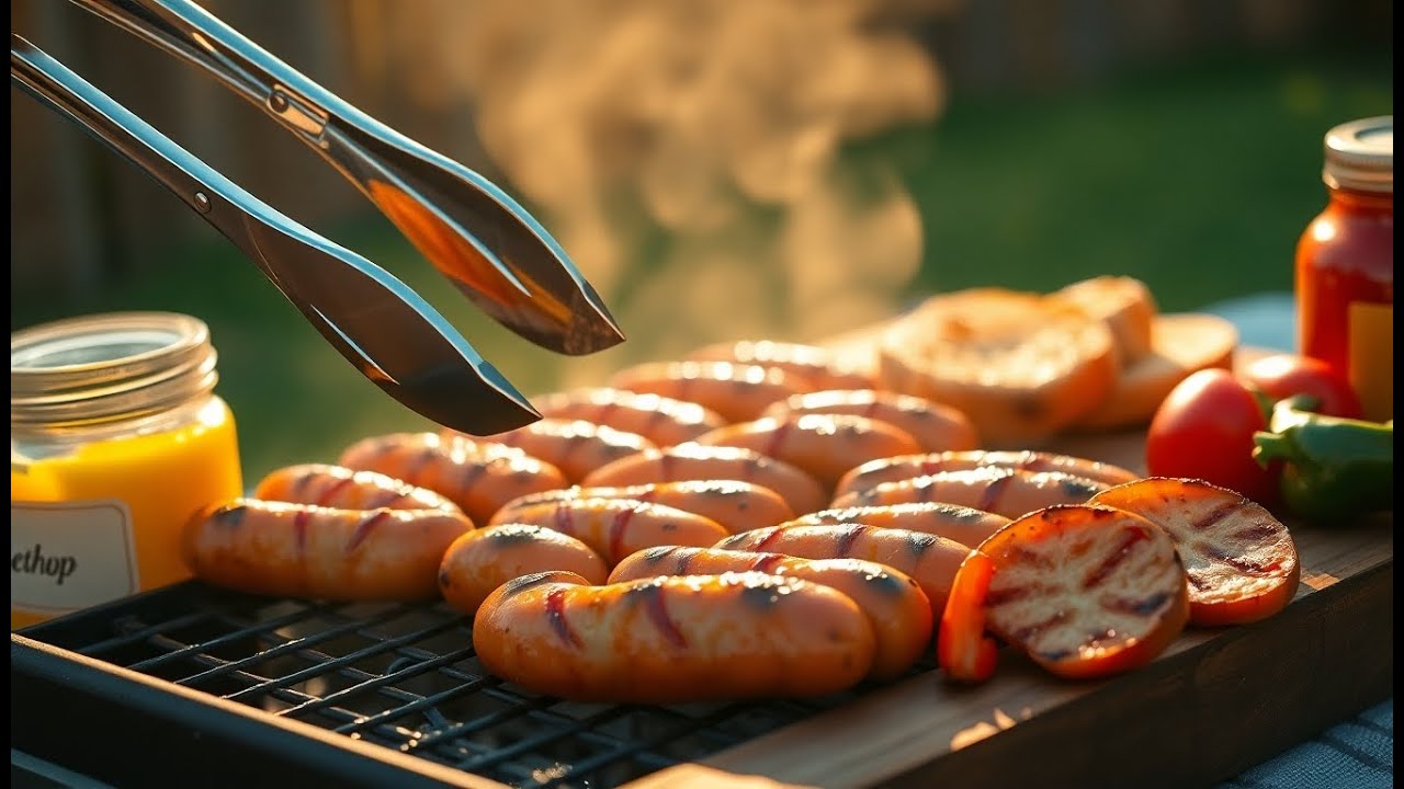 Saucisses Grillées  Recette Facile pour un Barbecue Parfait !