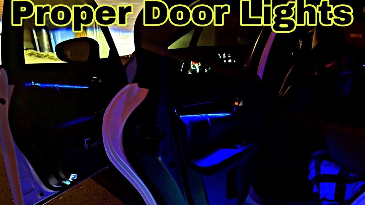 Lexus GSF Door Panel Lighting Upgrade DIY