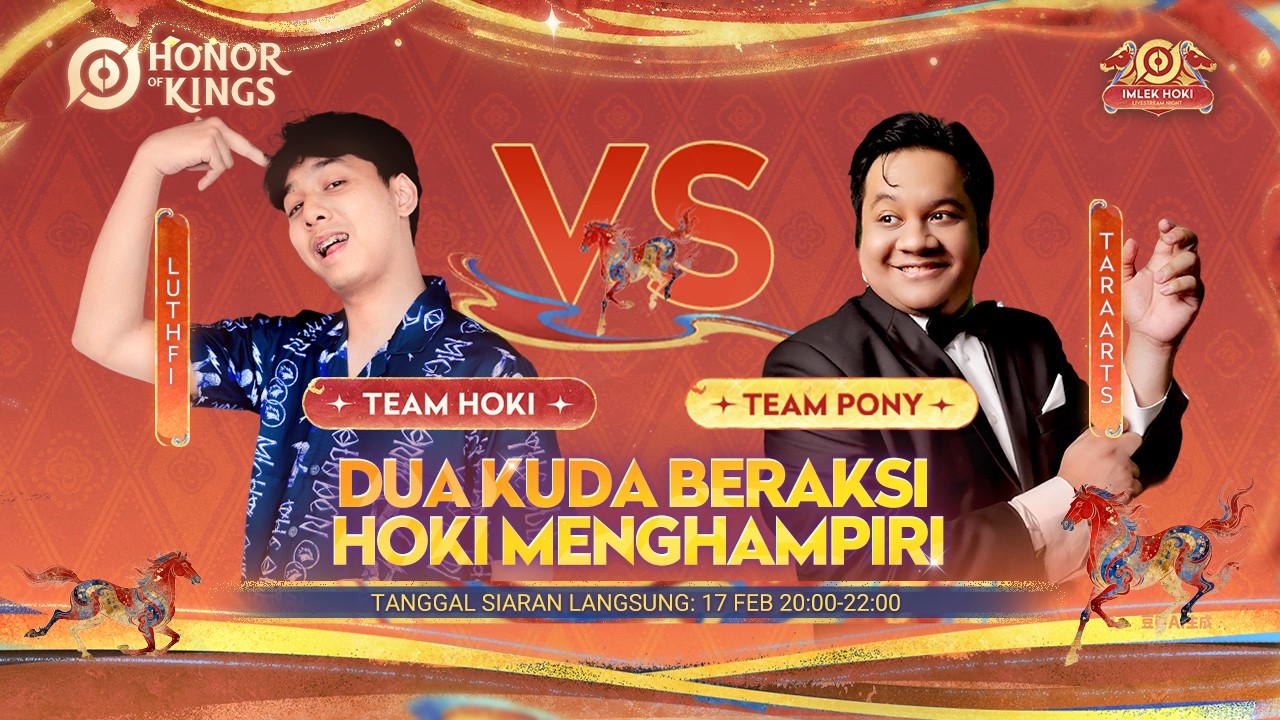 🐎 Team HOKI 🆚 Team PONY  Rebut Skin Tahun Kuda GRATIS! 🔥