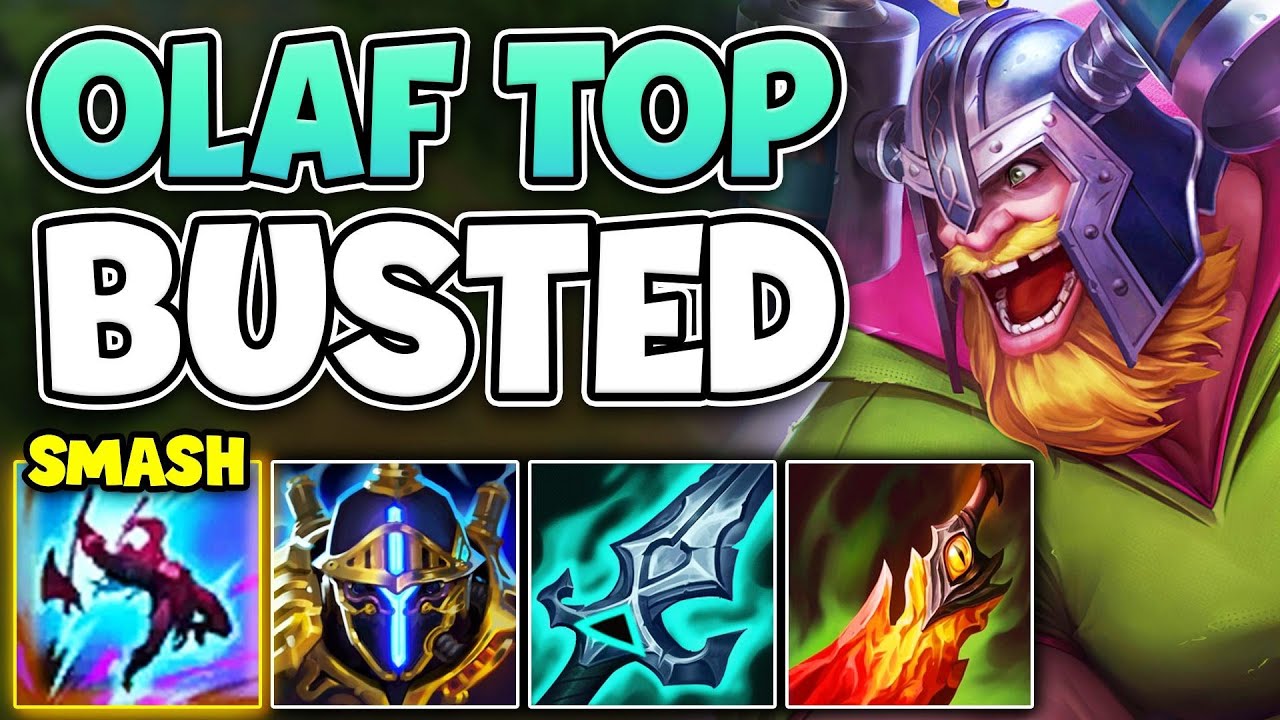 THIS OLAF BUILD IS THE FINAL BOSS OF TOP LANE! NOBODY CAN EVER 1V1 YOU!