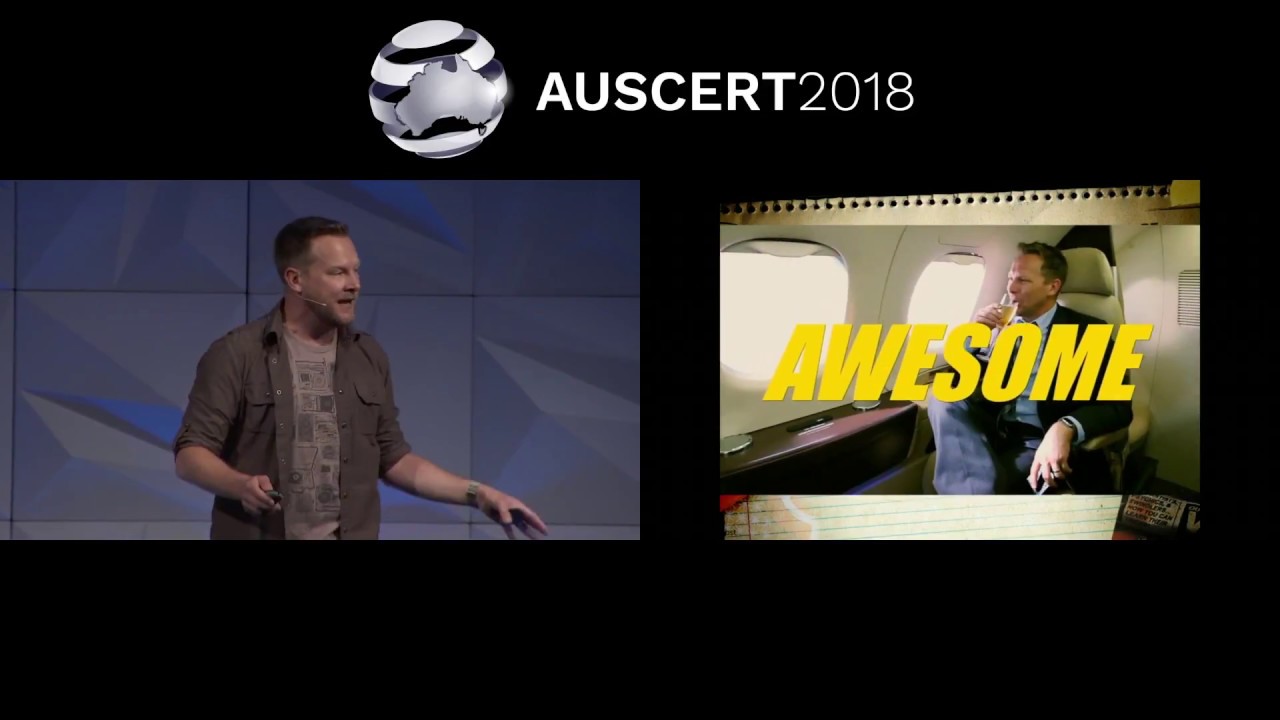 AusCERT2018 DAY 1 - BRIAN BRUSHWOOD (DARREN KITCHEN WELCOME)