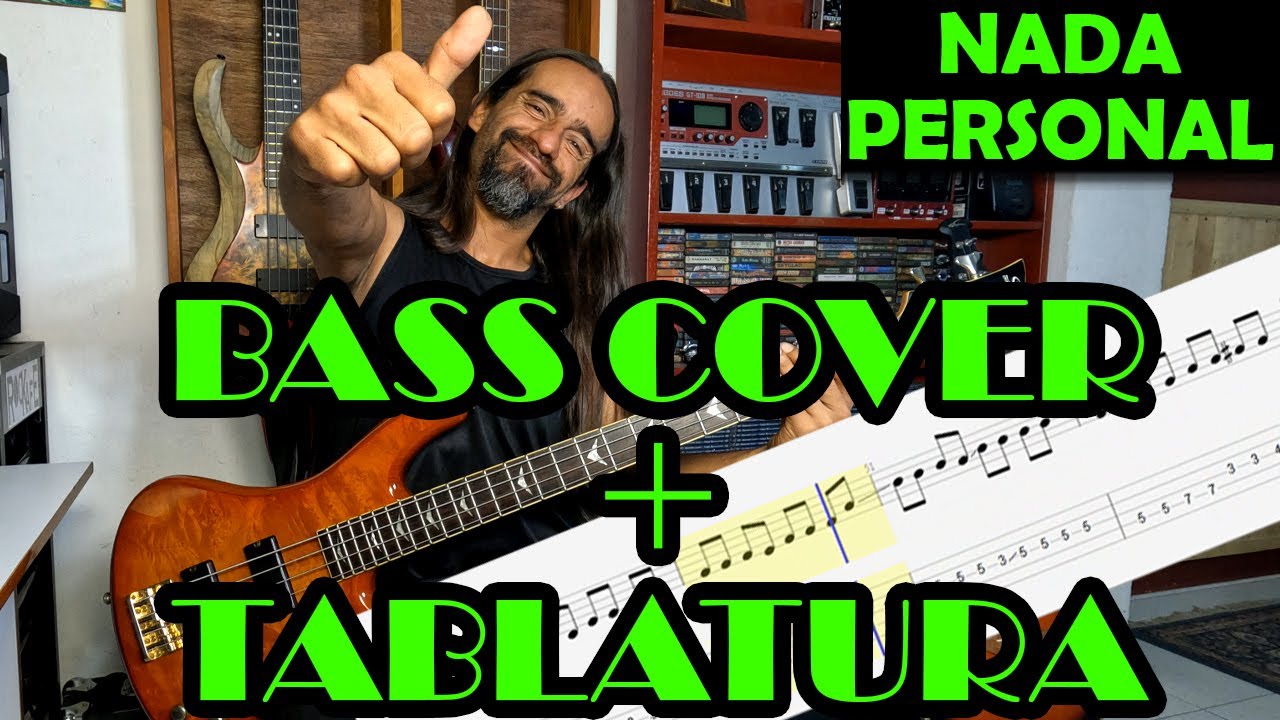 Nada Personal – Soda Stereo – Cover en Bajo – Bass Cover + Tablatura