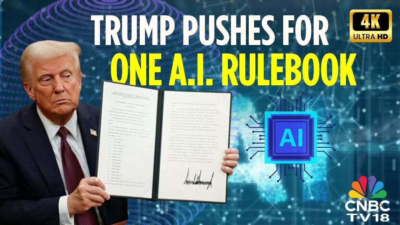 Трамп пытается отменить законы штатов об искусственном интеллекте новым указом | Белый дом | Виде...