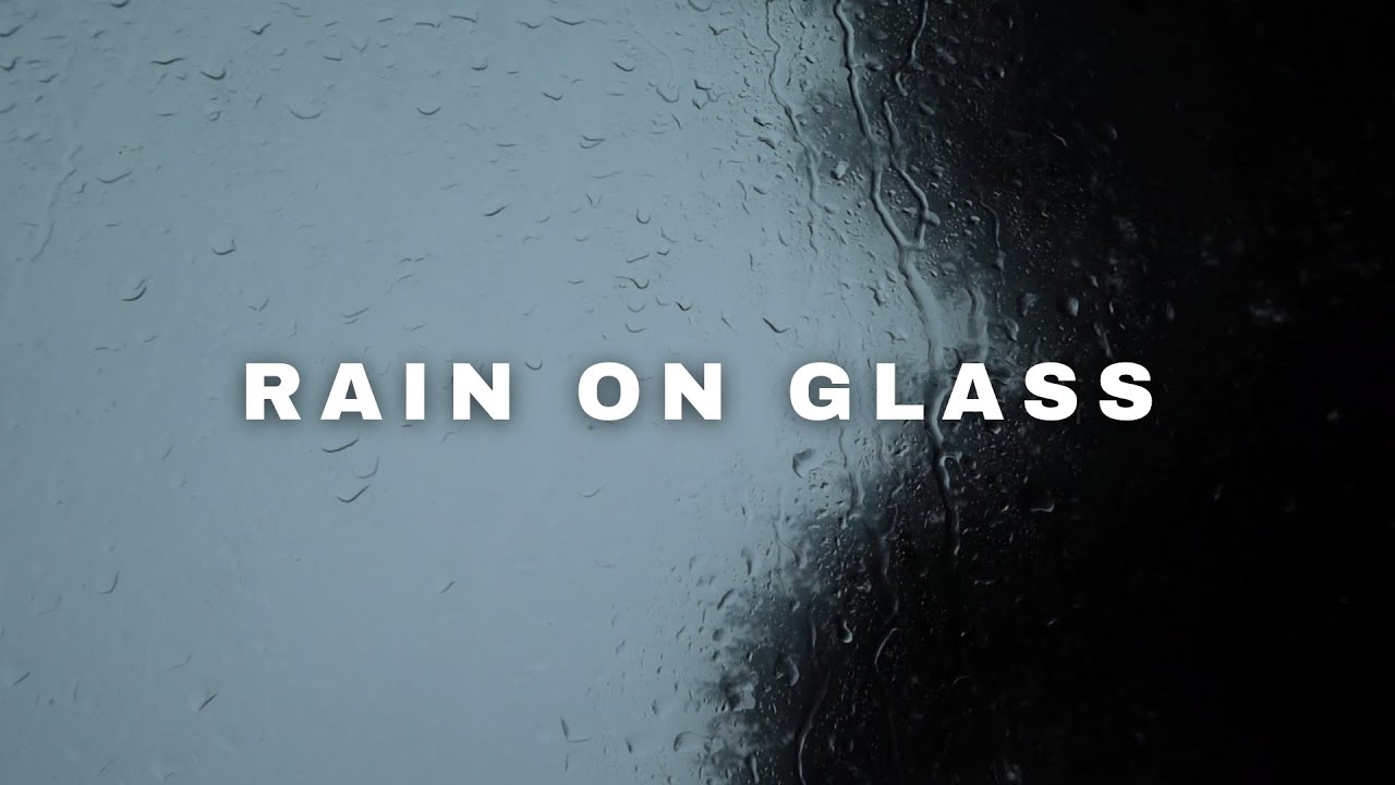 Rain on Glass at Night 🌧️ | Deep Sleep, Relaxing ASMR