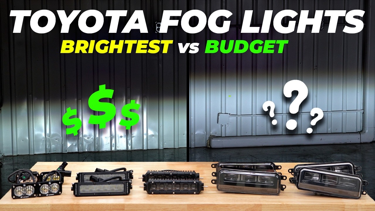 Мы сравнили лучшие бренды противотуманных фар для Toyota | BIG Difference