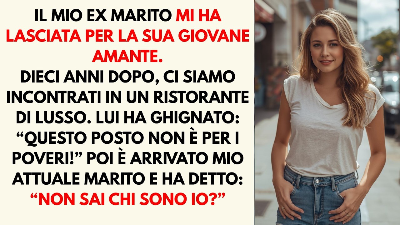 Mio Ex Marito Mi Lasciò Per L'Amante: Guarda La Sua Reazione Vedendo Mio Marito Oggi!