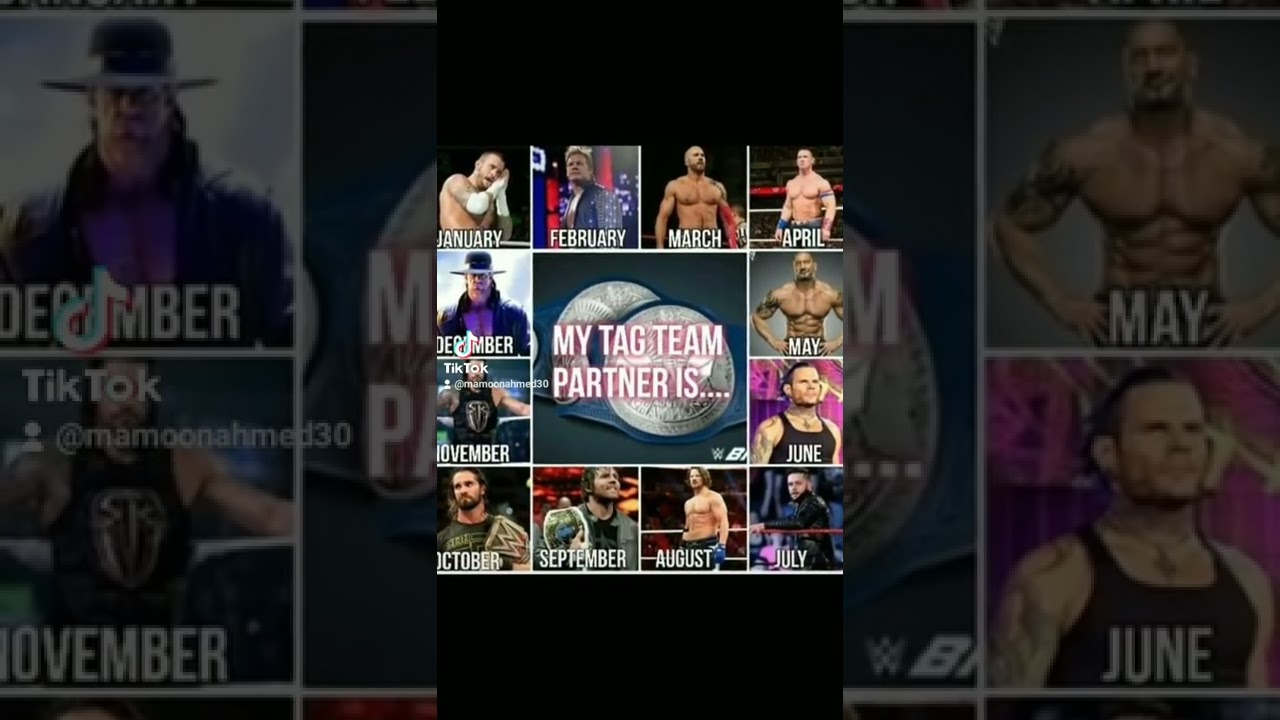 who is your tag team partner?#johncena #ajstyles #romanreigns #sethrollins #deanambrose #finnbalor