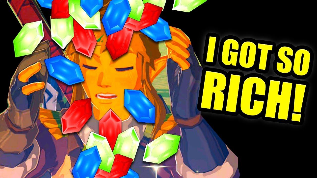 100,000 Rupee - RICH LINK! - Rupee Farming in Legend of Zelda Breath Of The Wild