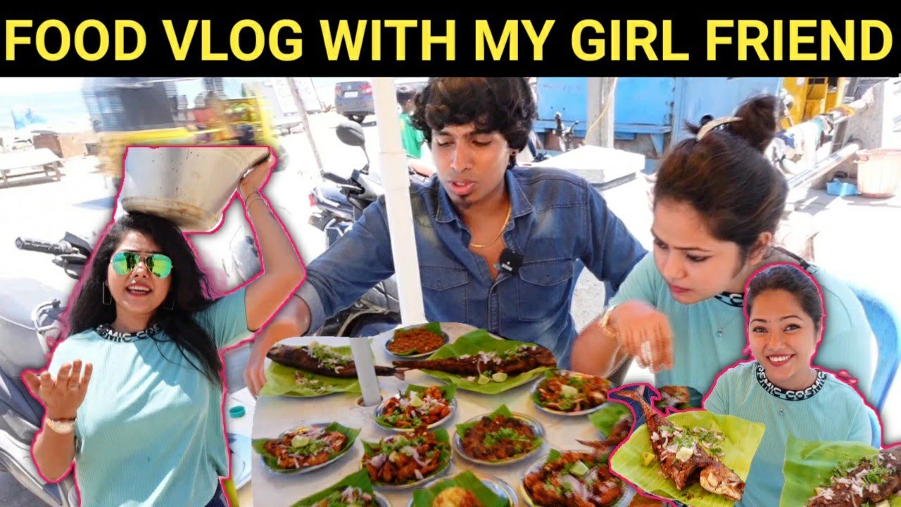 Food Vlog with my Girlfriend | Funny Couple | Meenavan Unavagam |Celebrity’s Favourite See food shop