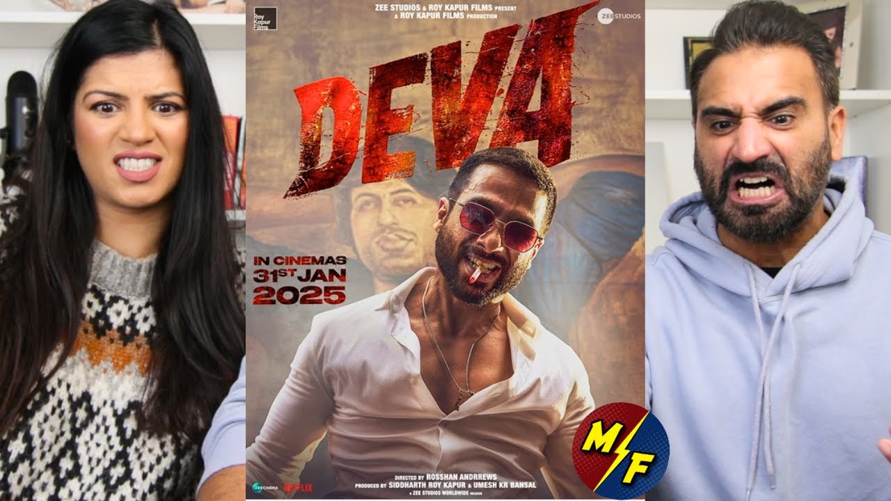 Реакция на тизер Deva | Шахид Капур и Пуджа Хегде сияют в этой эпической драме!