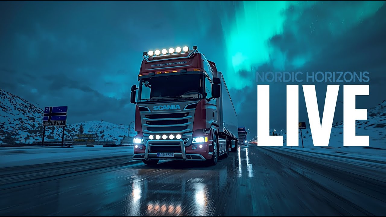 ETS2 NORDIC HORIZONS DLC LIVE | GIVEAWAY ON 2K!