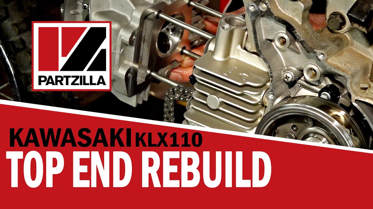 Ремонт верхней части пит-байка | Замена клапана KLX110 | Замена поршня KLX110 | Partzilla.com