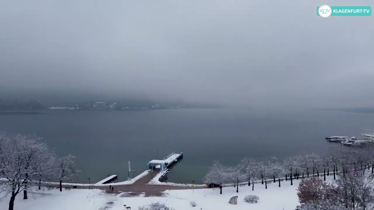 Winterlicher Rundflug &uuml;ber Klagenfurt