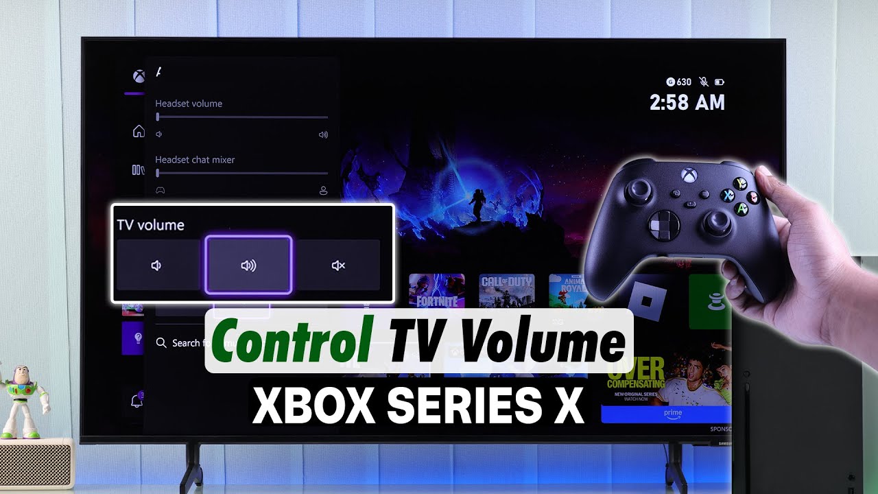 Xbox Series X: Adjust TV Volume with Xbox Controller! [Easy Audio Settings]