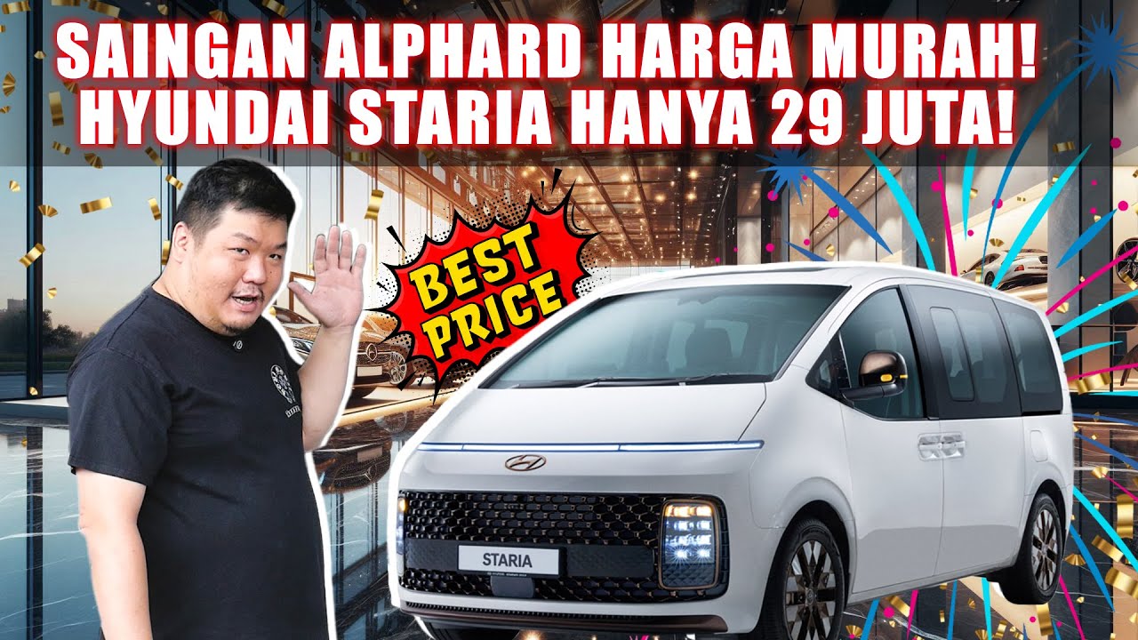 HARGA GILA-GILAAN HYUNDAI STARIA BISA KAMU BAWA PULANG CUMA 29 JUTA❗