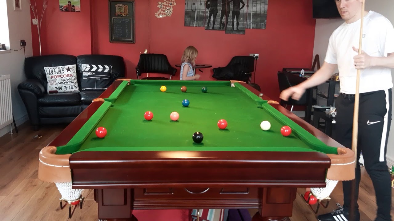 7ft Snooker Lockdown Maximum Break (107)
