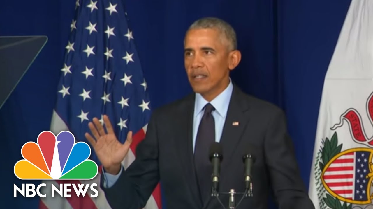 Barack Obama Issues Rebuke Of President Donald Trump, GOP: ‘This Is Not Normal’ | NBC News