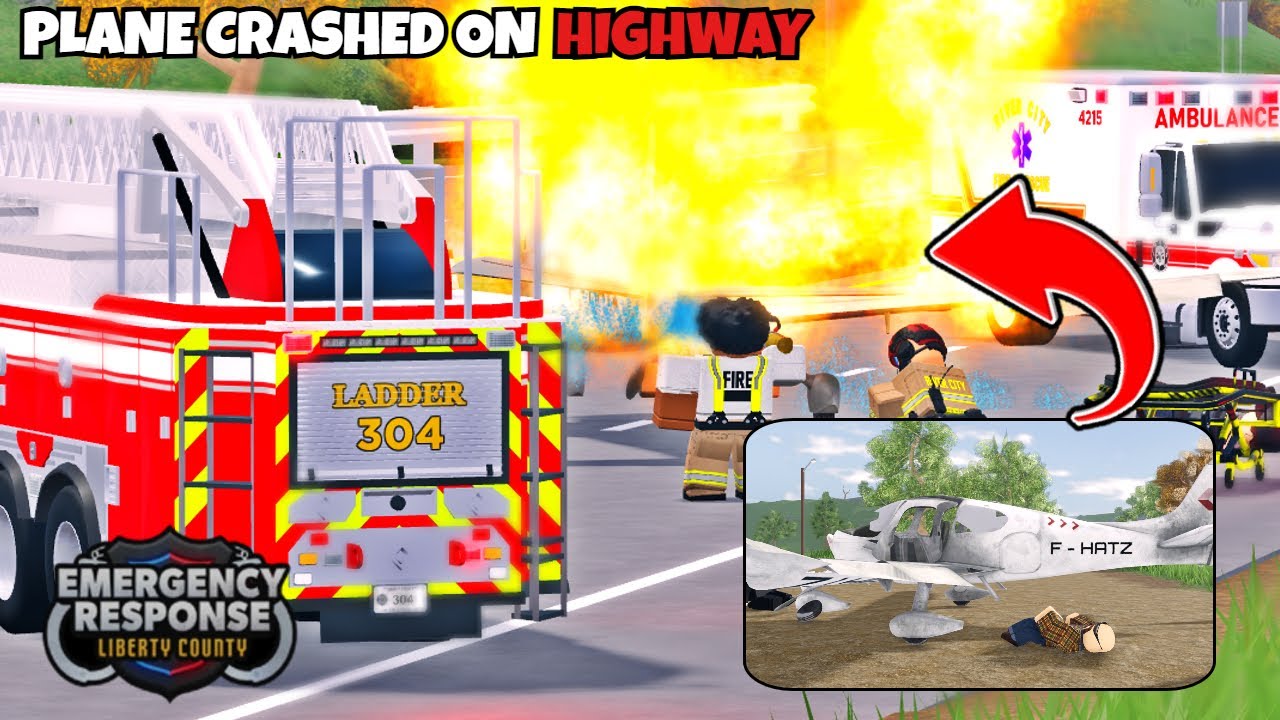 Airplane *CRASHES* on the HIGHWAY.. Rushed to Hospital | Emergency Response: Liberty County