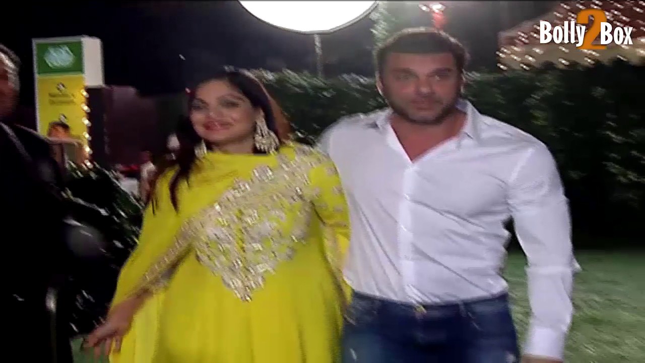 Sohail Khan With Sister Alvira Khan Agnihotri At Ronnie Screwvala's Daughter's Wedding Reception
