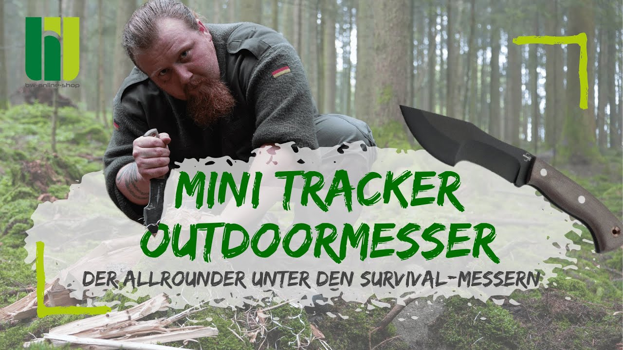 MESSER TUTORIAL - Lerne das Mini Tracker Outdoormesser sicher zu meistern 🪵🔪 Feathersticks und mehr