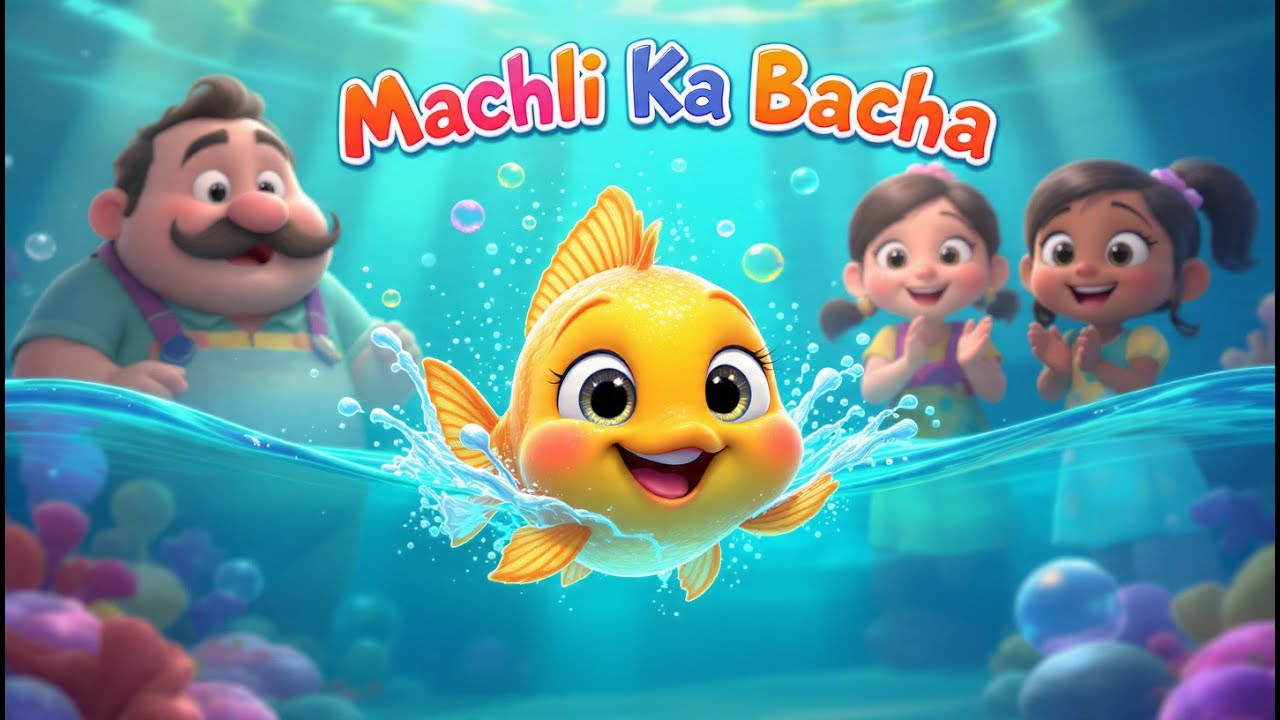 Machli Ka Bacha Urdu Poem | مچھلی کا بچہ | Urdu Nursery Rhyme