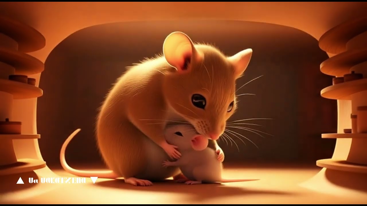 Cat and mouse become friends